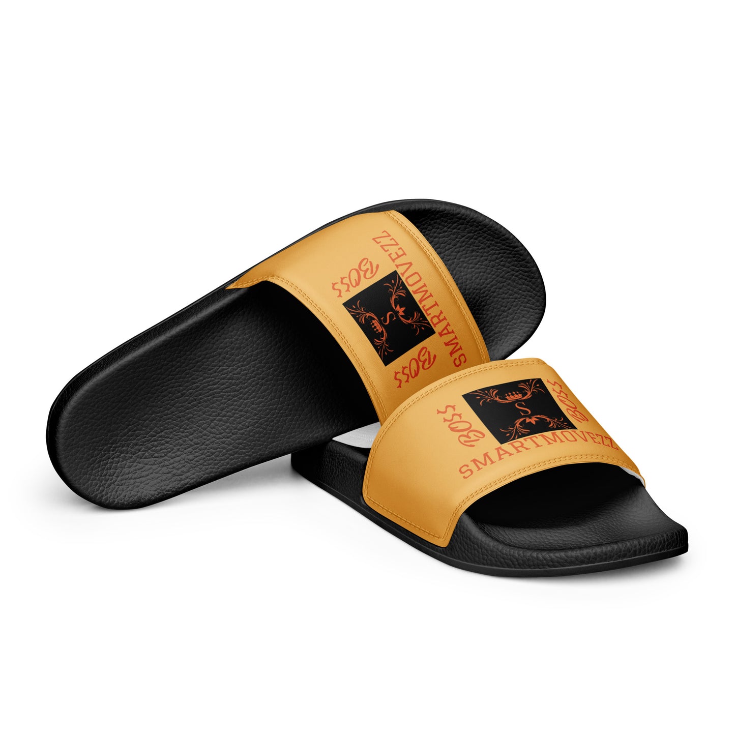 Boss Women's slides + Yellow