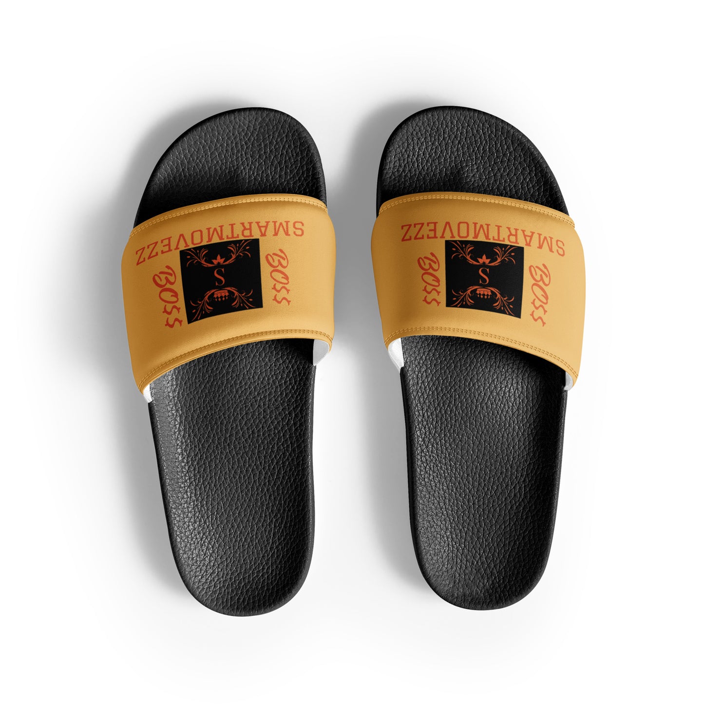 Boss Women's slides + Yellow