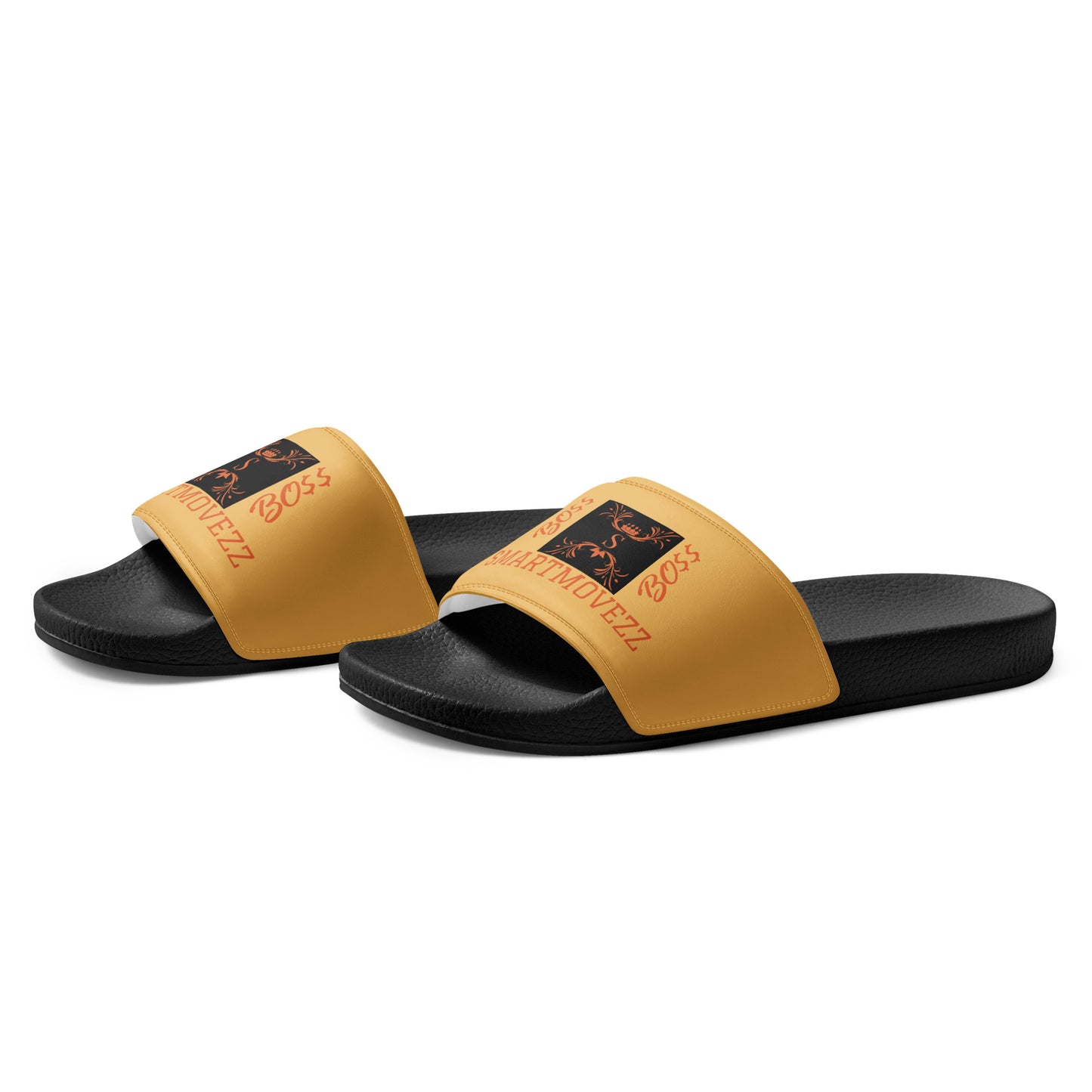 Boss Women's slides + Yellow