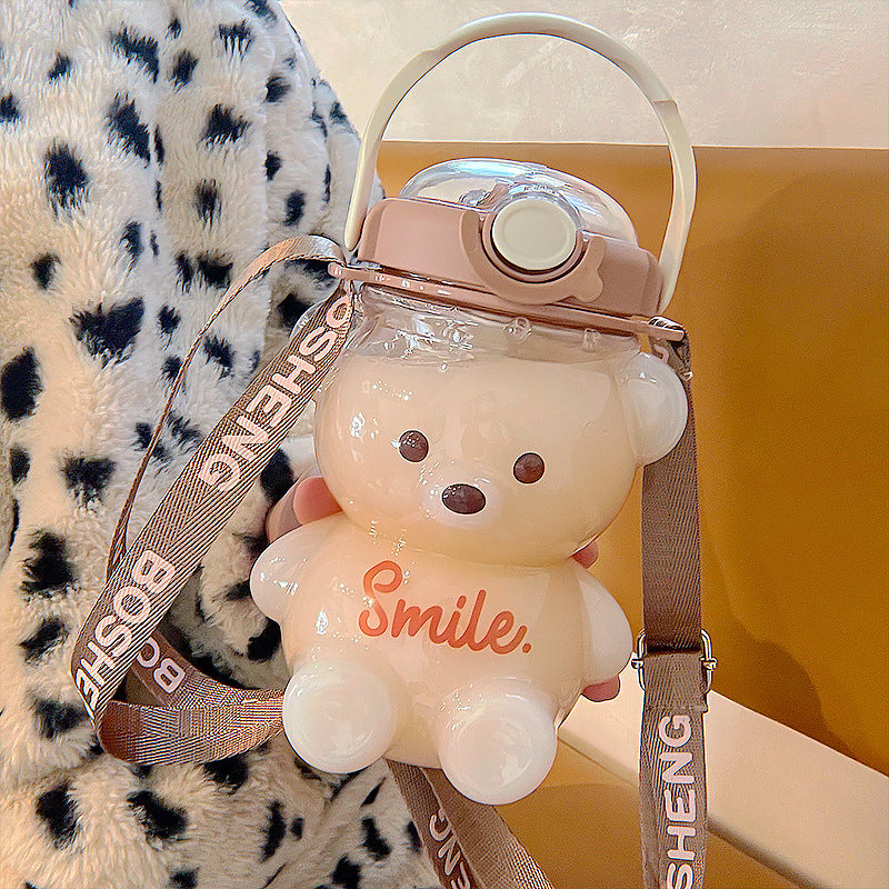 Kawaii Bear Water Bottle for Kids