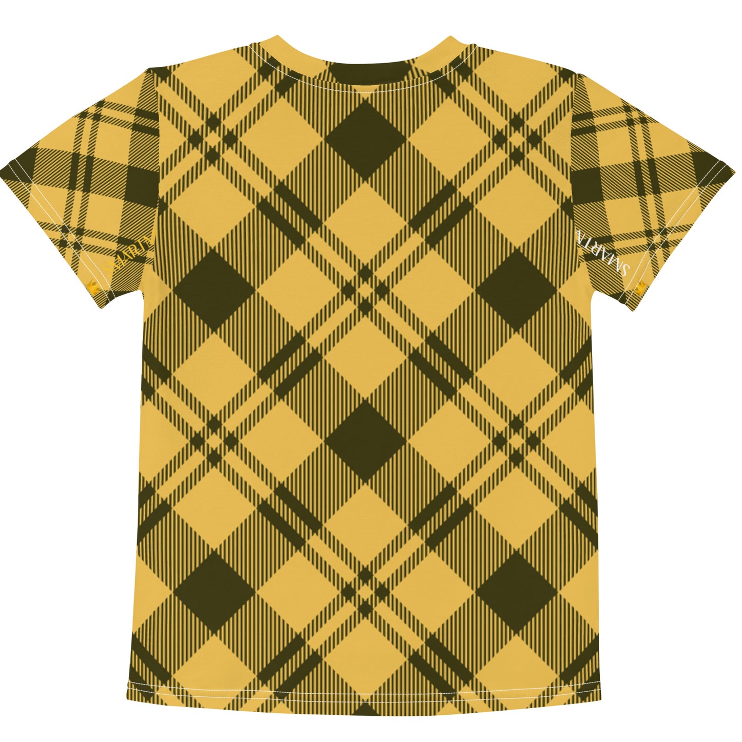 S yellow Kids Crew Neck T-Shirt