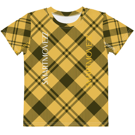 S yellow Kids Crew Neck T-Shirt