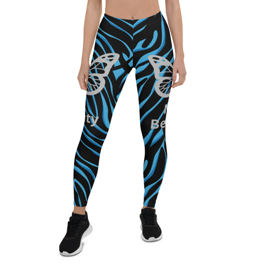 Leggings Tiger Blue