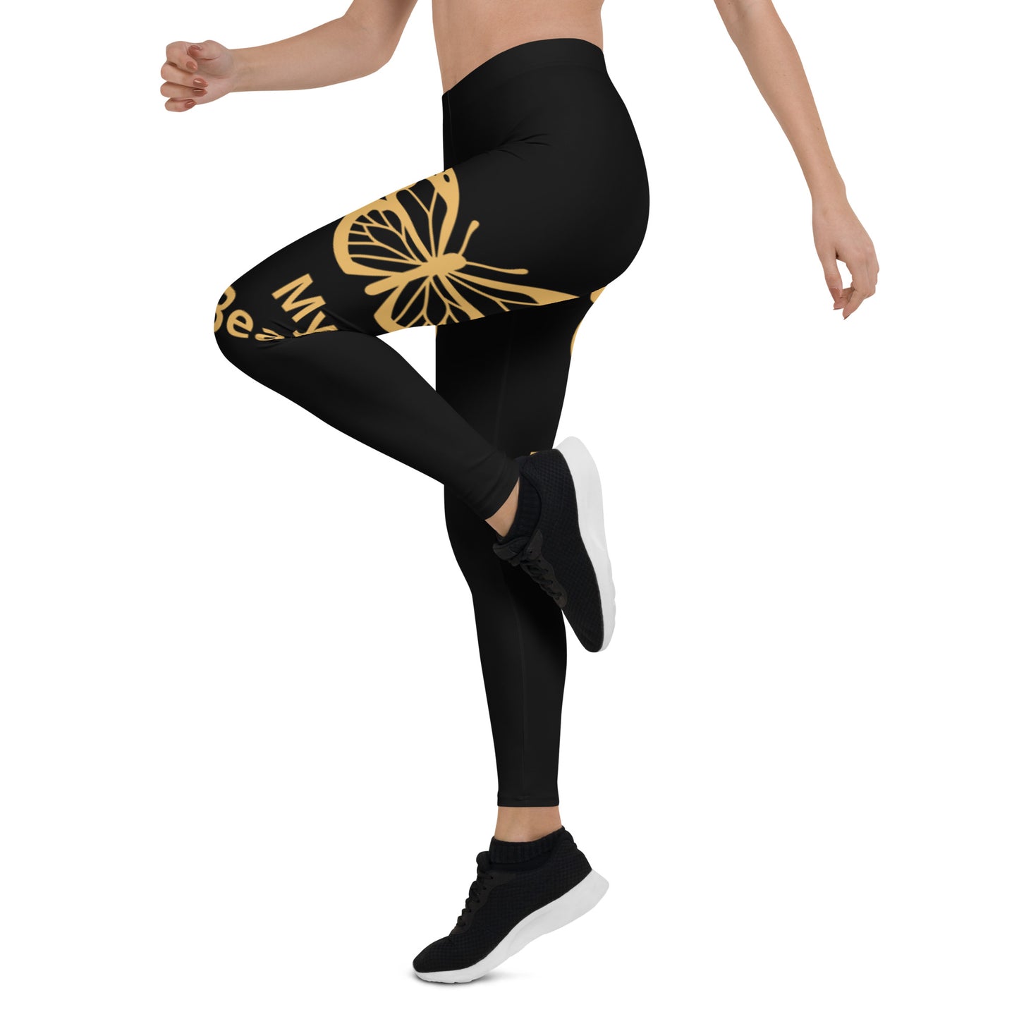 Leggings blk/Gold