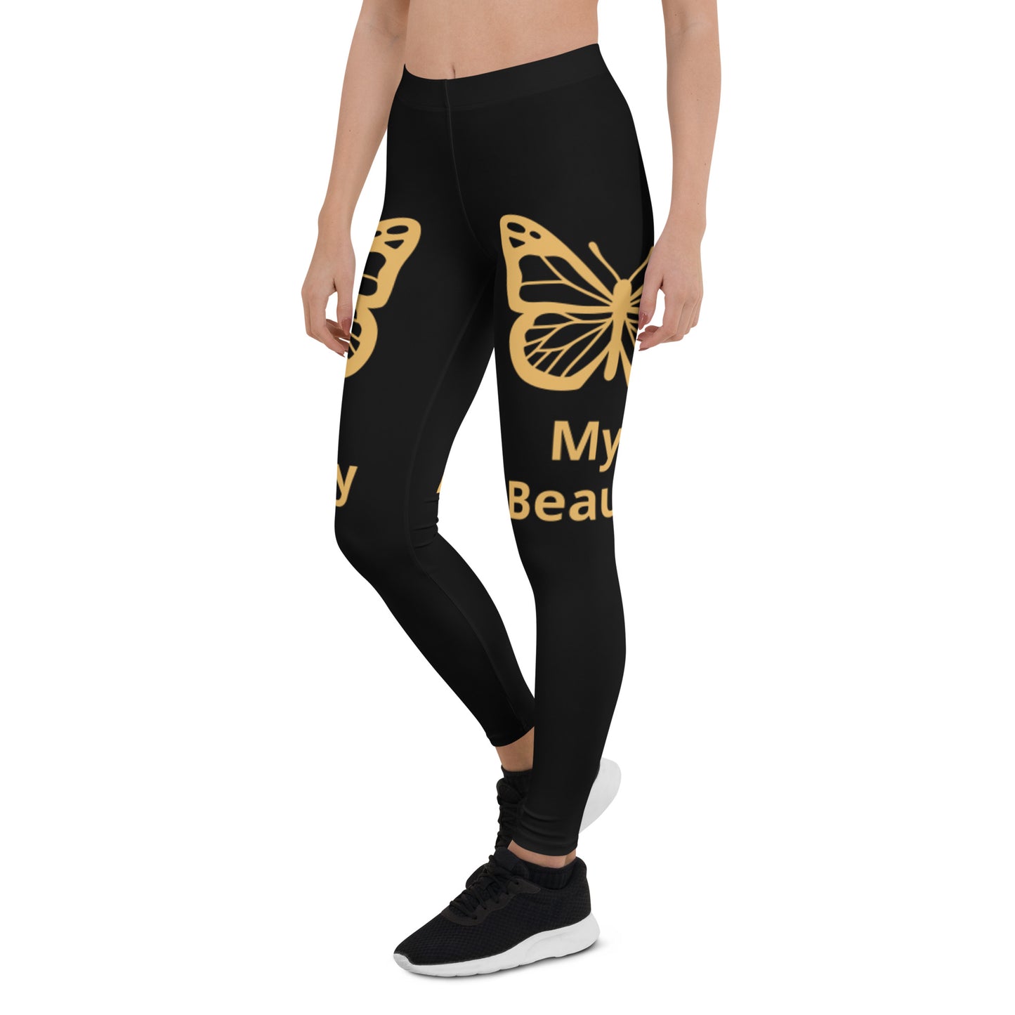 Leggings blk/Gold