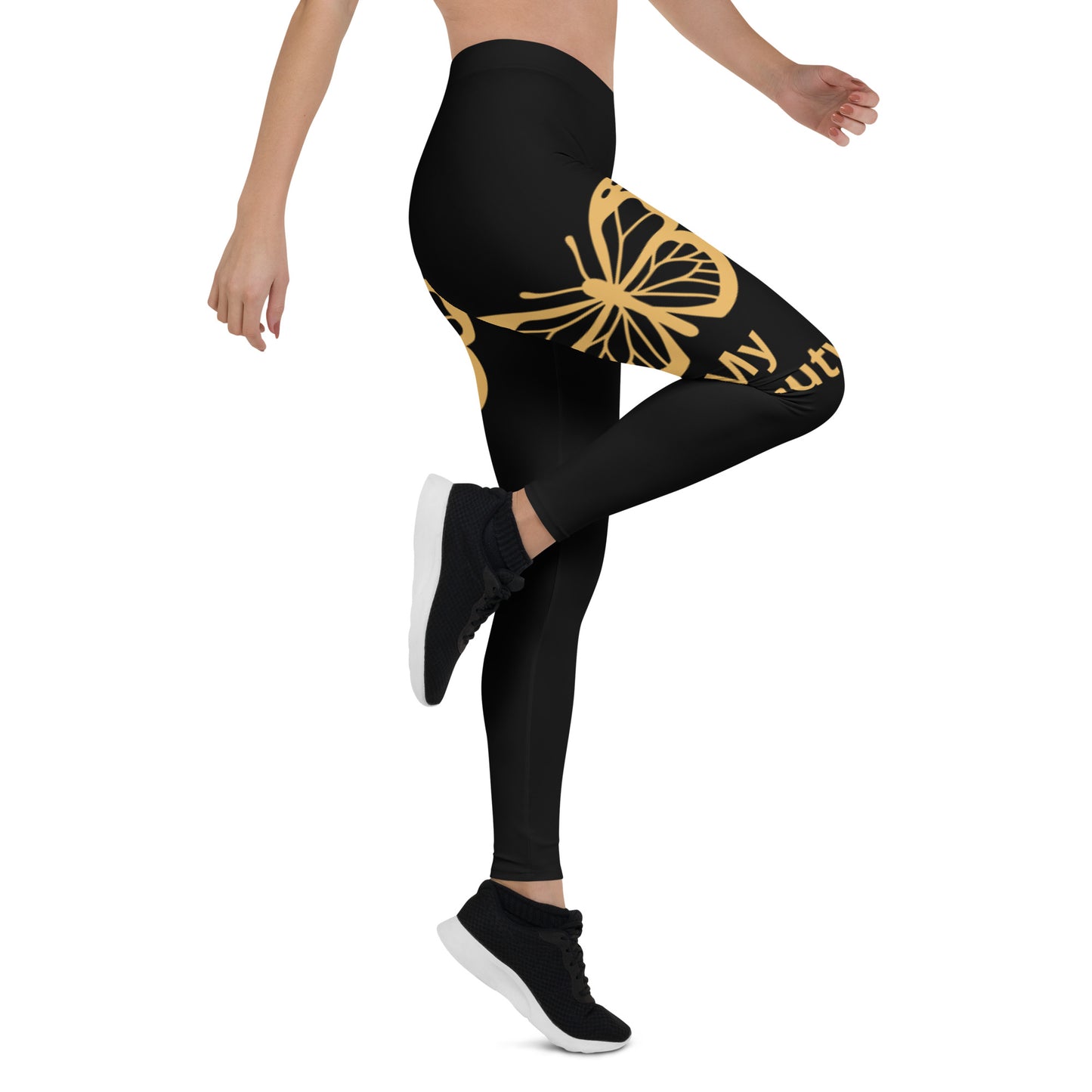 Leggings blk/Gold