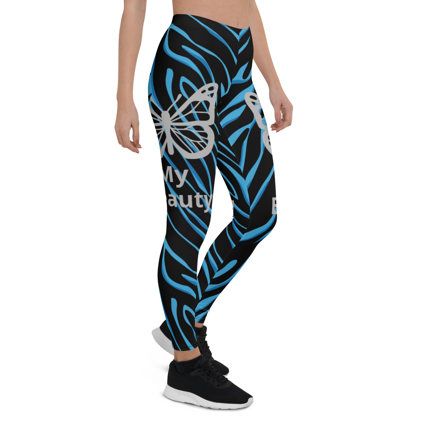 Leggings Tiger Blue