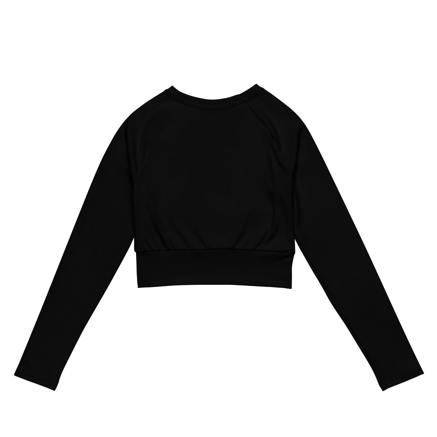 Long-Sleeve Crop Top BLK/GOLD