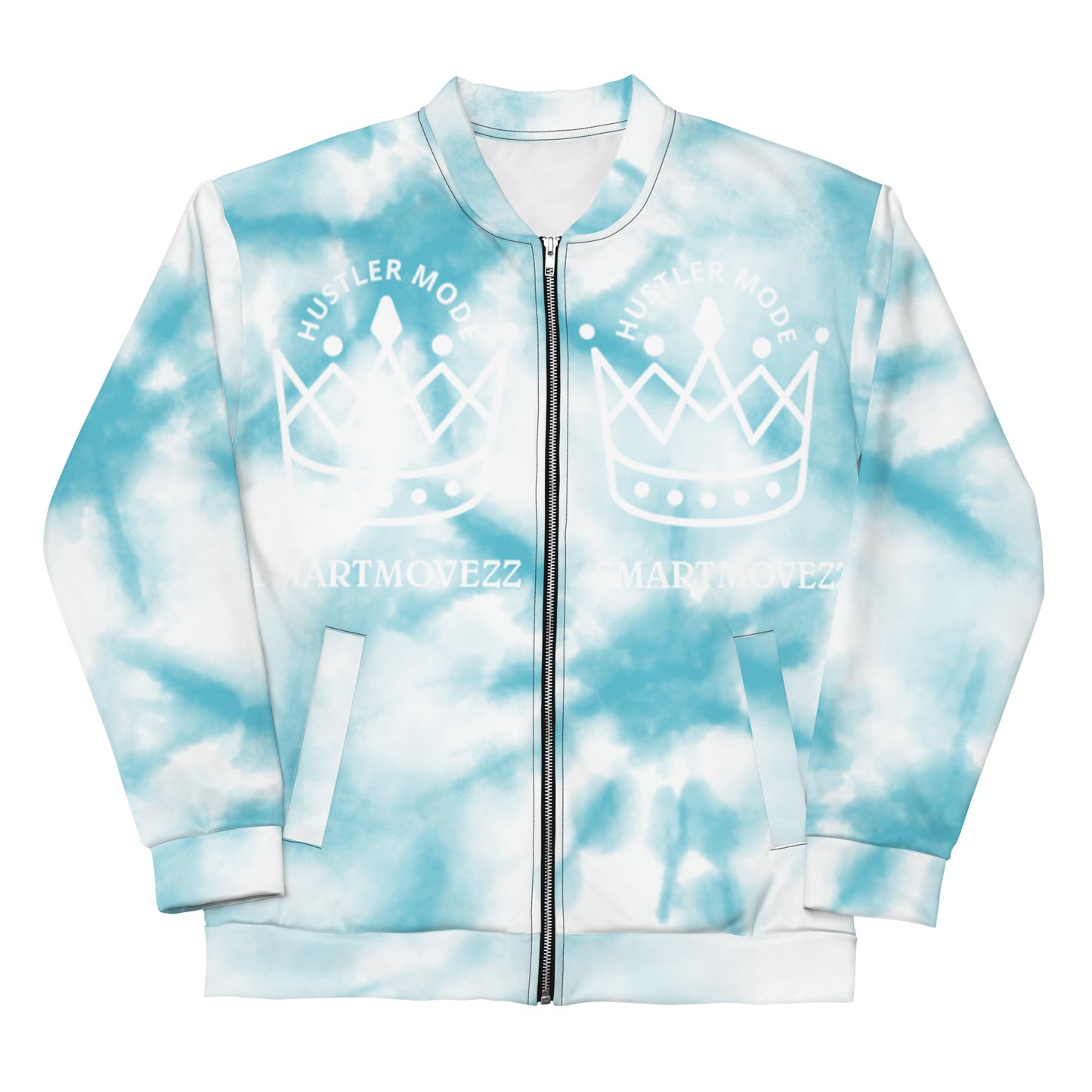 Hustler Mode Cloud Blu Bomber Jacket