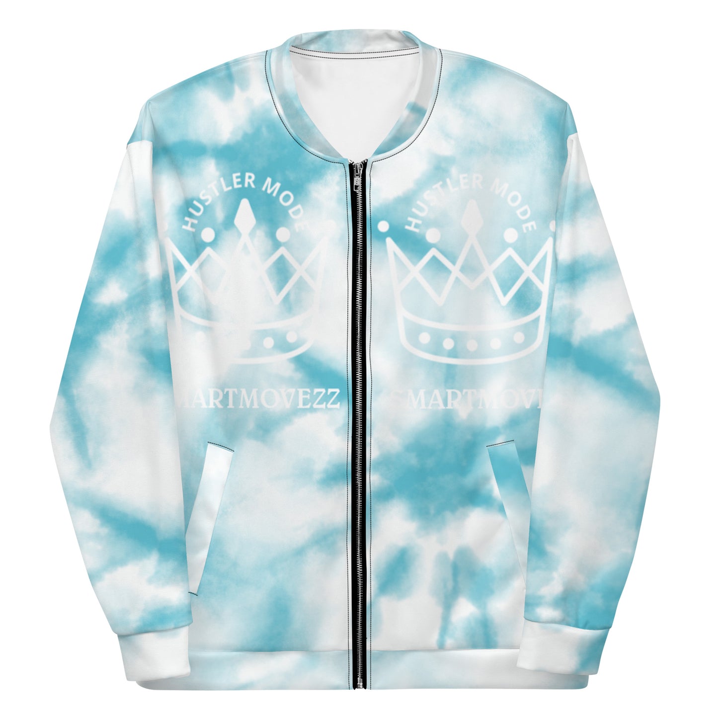 Hustler Mode Cloud Blu Bomber Jacket