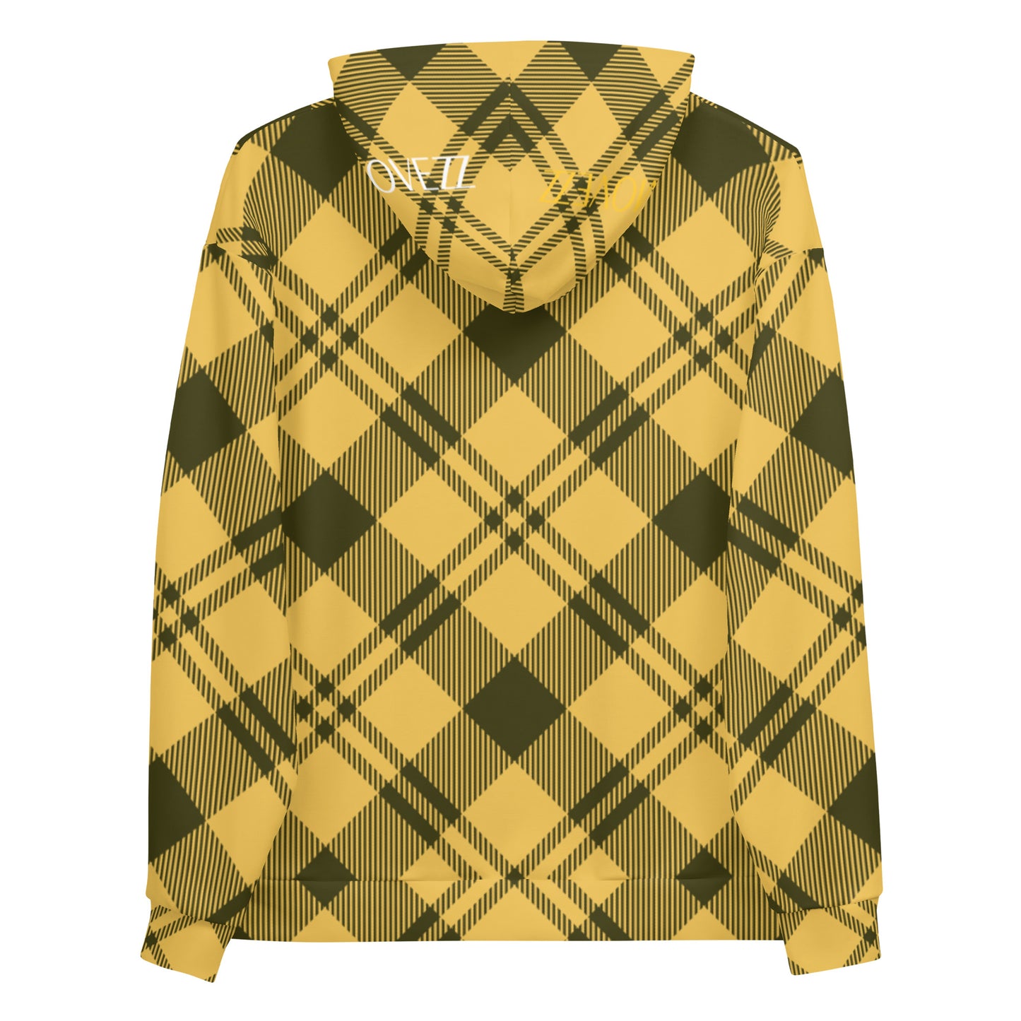 Music plaid yellowHoodie