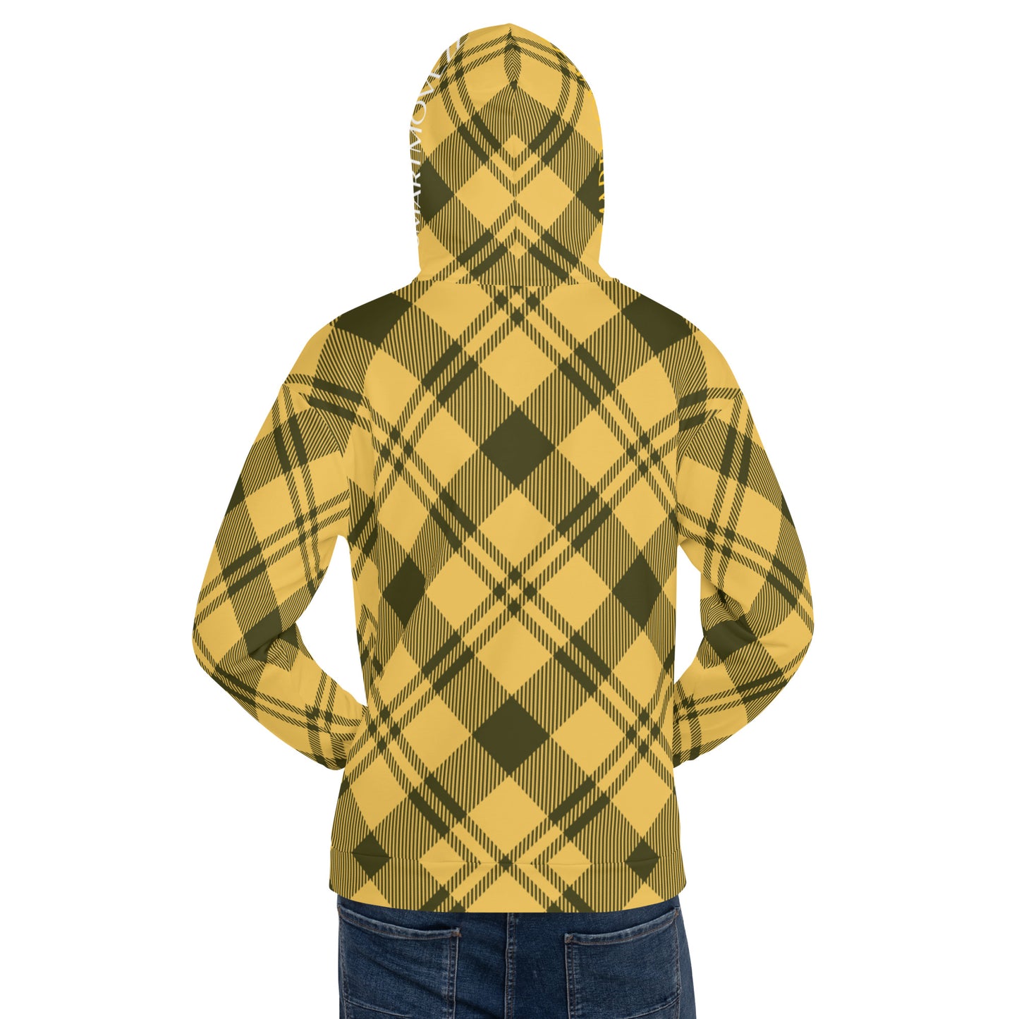 Music plaid yellowHoodie