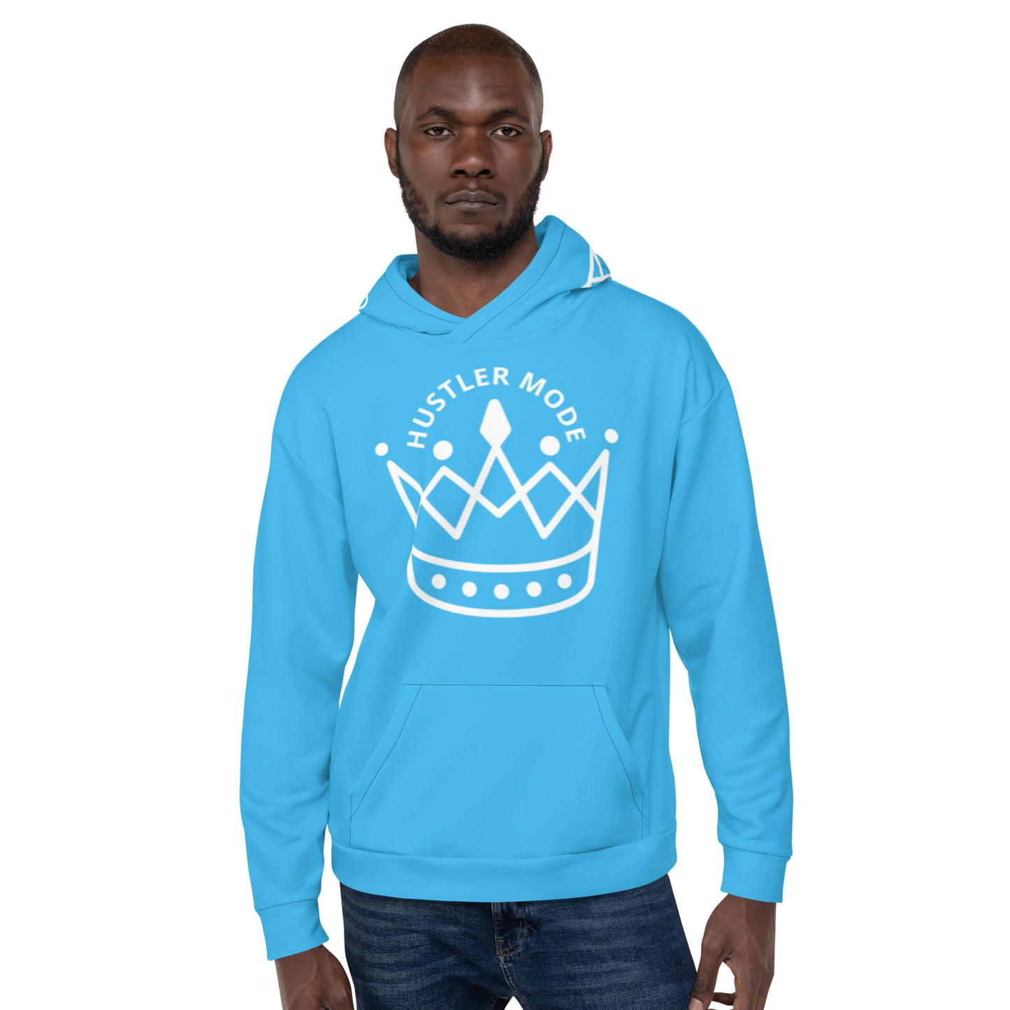 Hustler Mode Blu Sky Hoodie