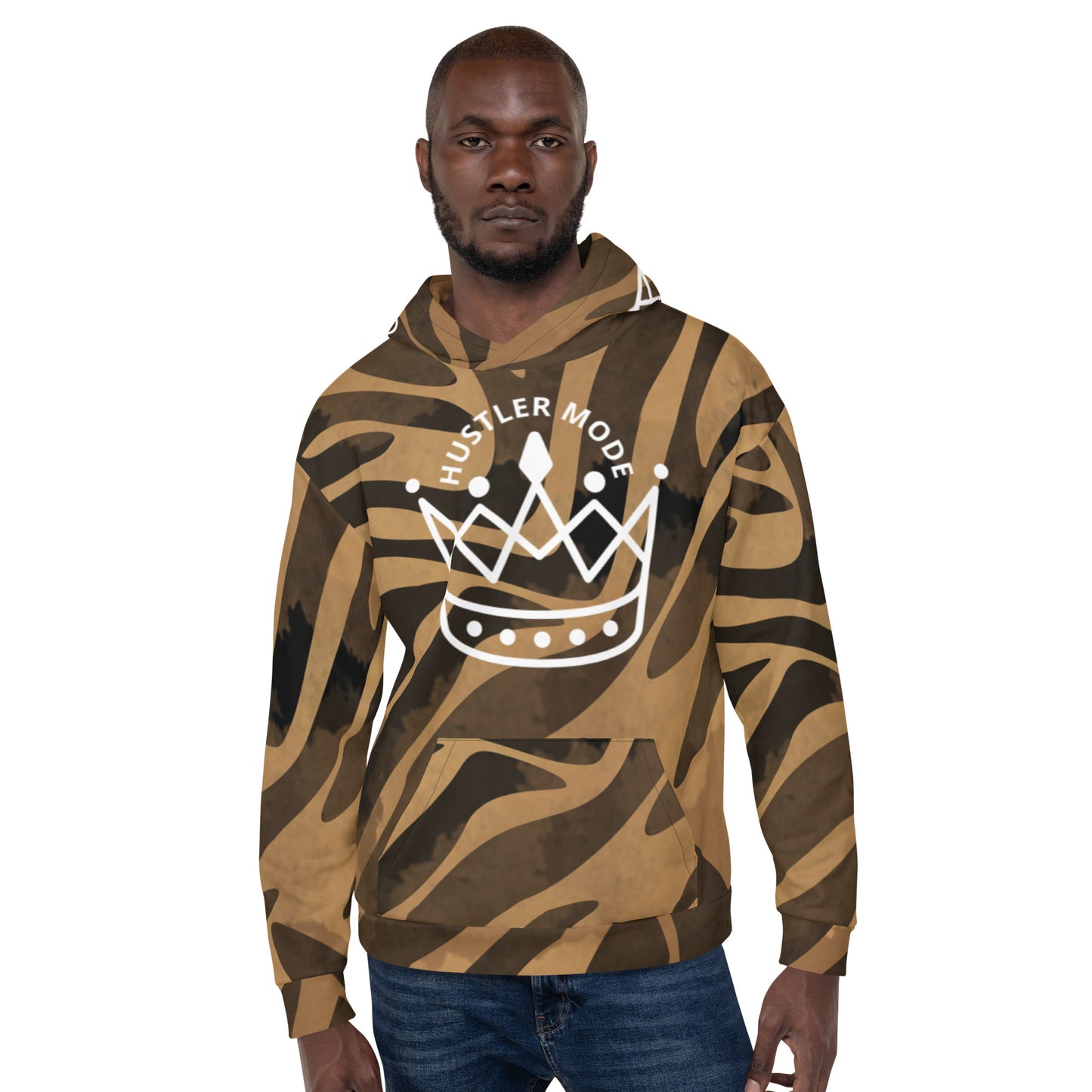 Hustler Mode T Stripe Hoodie