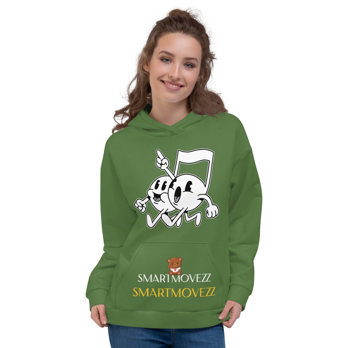 Music Green Hoodie