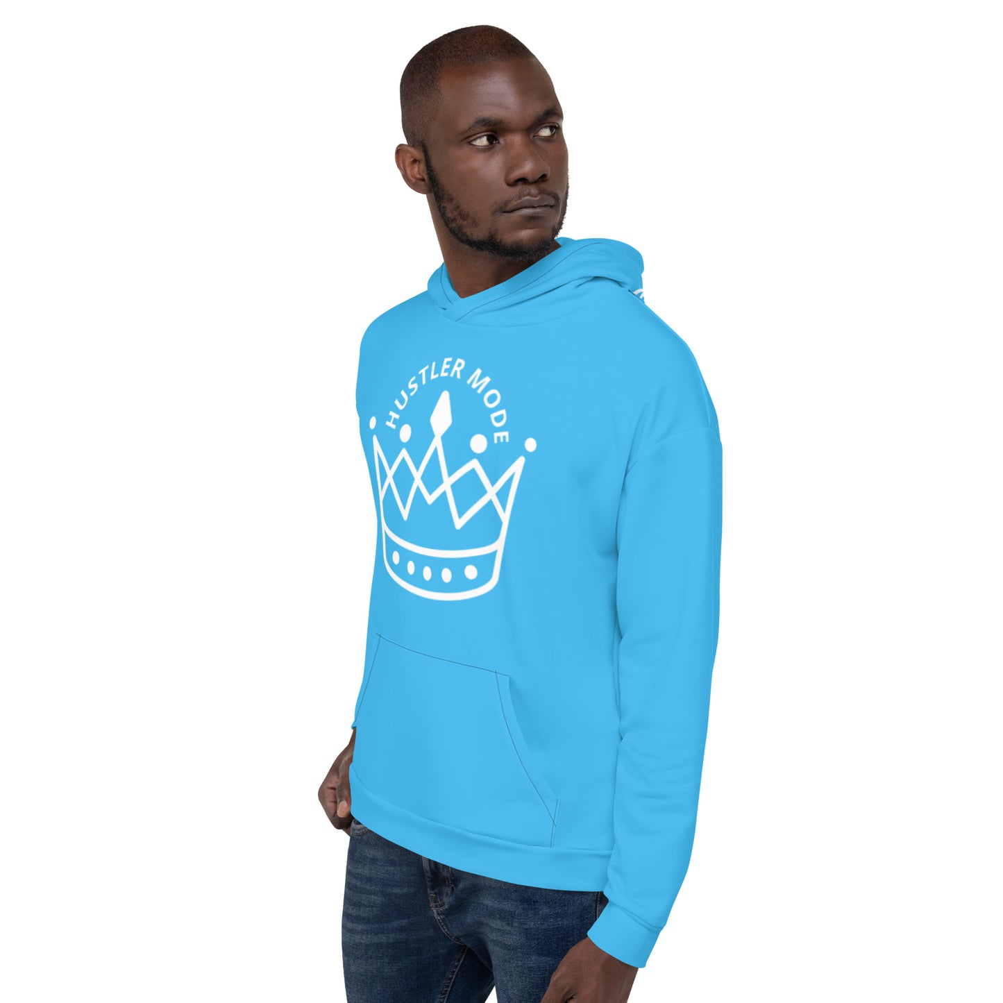 Hustler Mode Blu Sky Hoodie