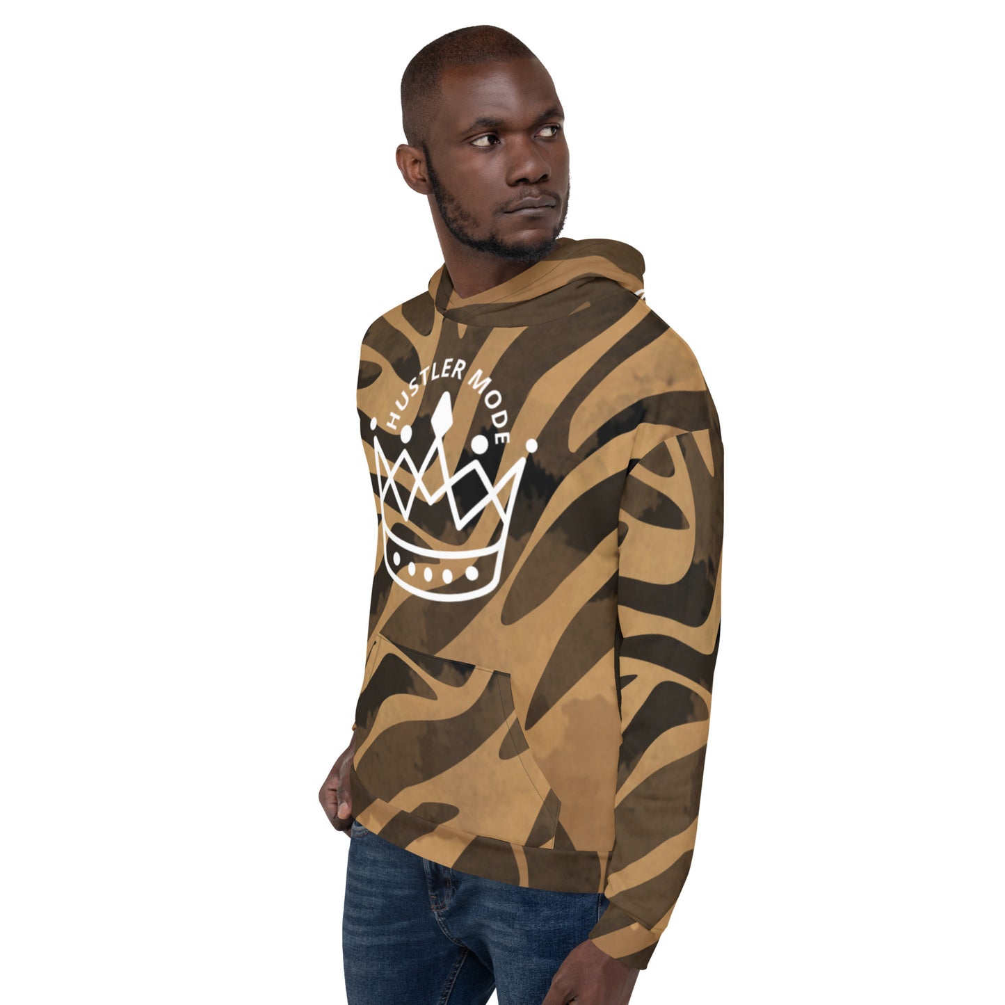 Hustler Mode T Stripe Hoodie