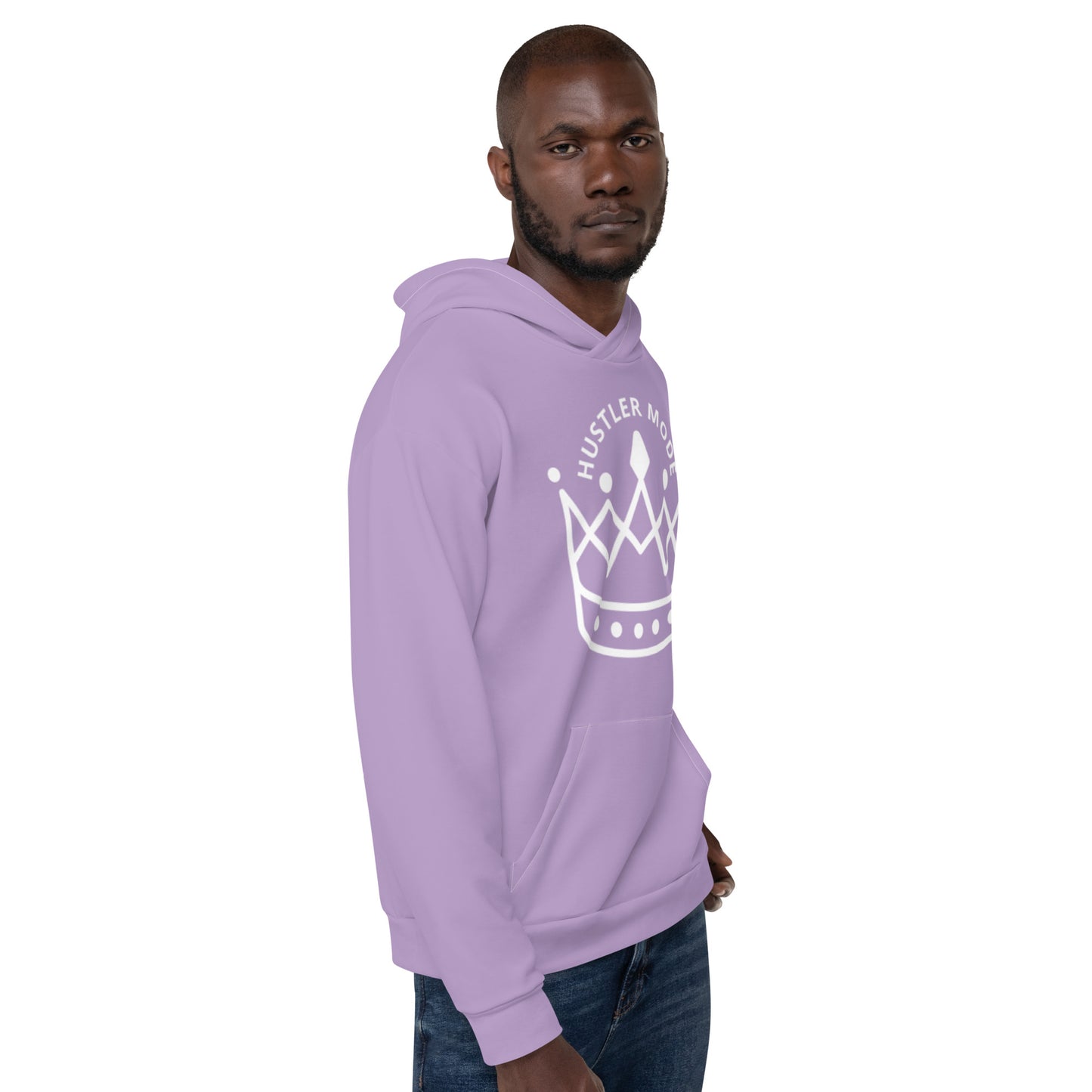 Hustler Mode Lavender Hoodie