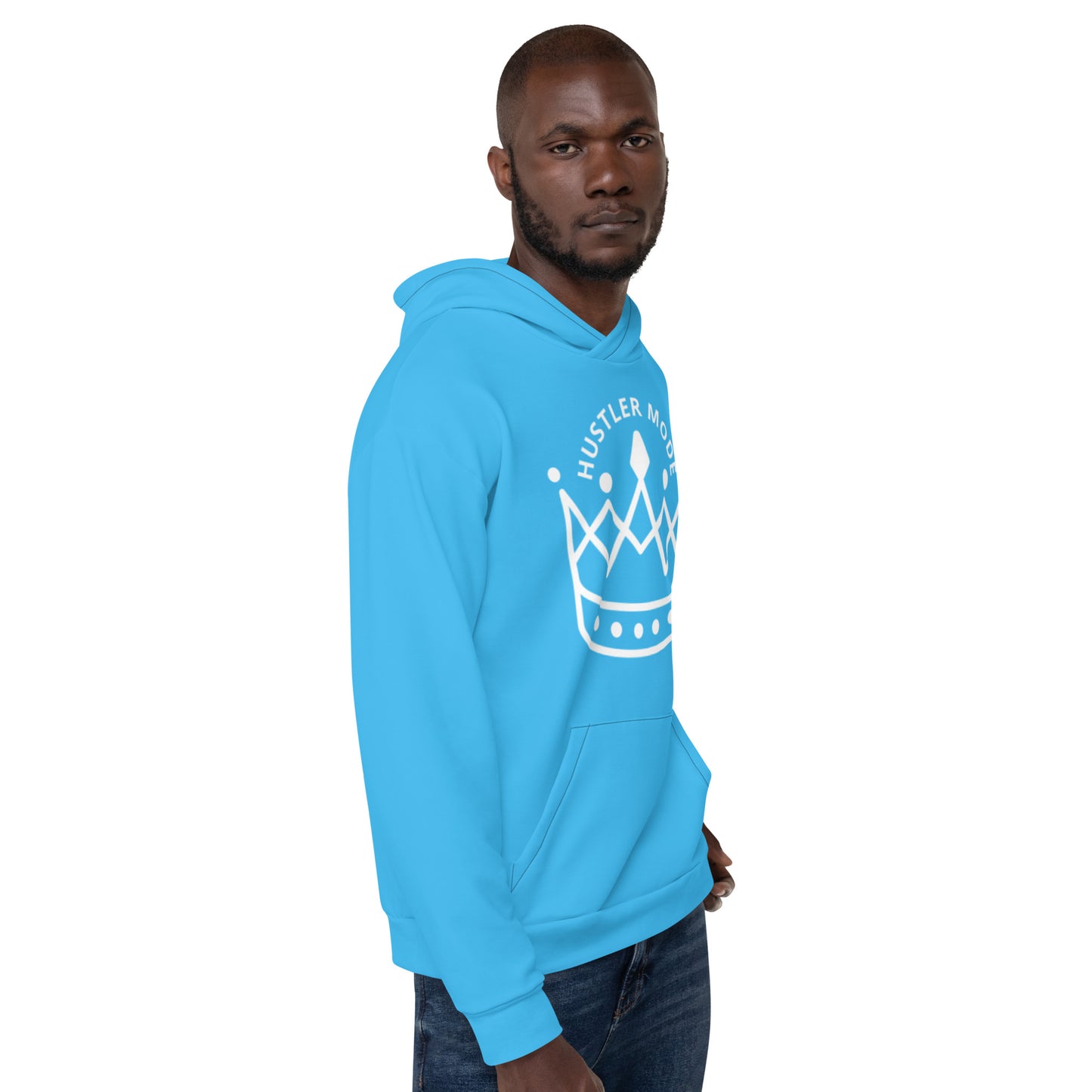 Hustler Mode Blu Sky Hoodie