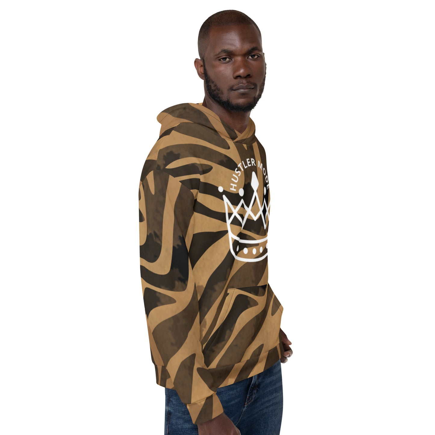 Hustler Mode T Stripe Hoodie