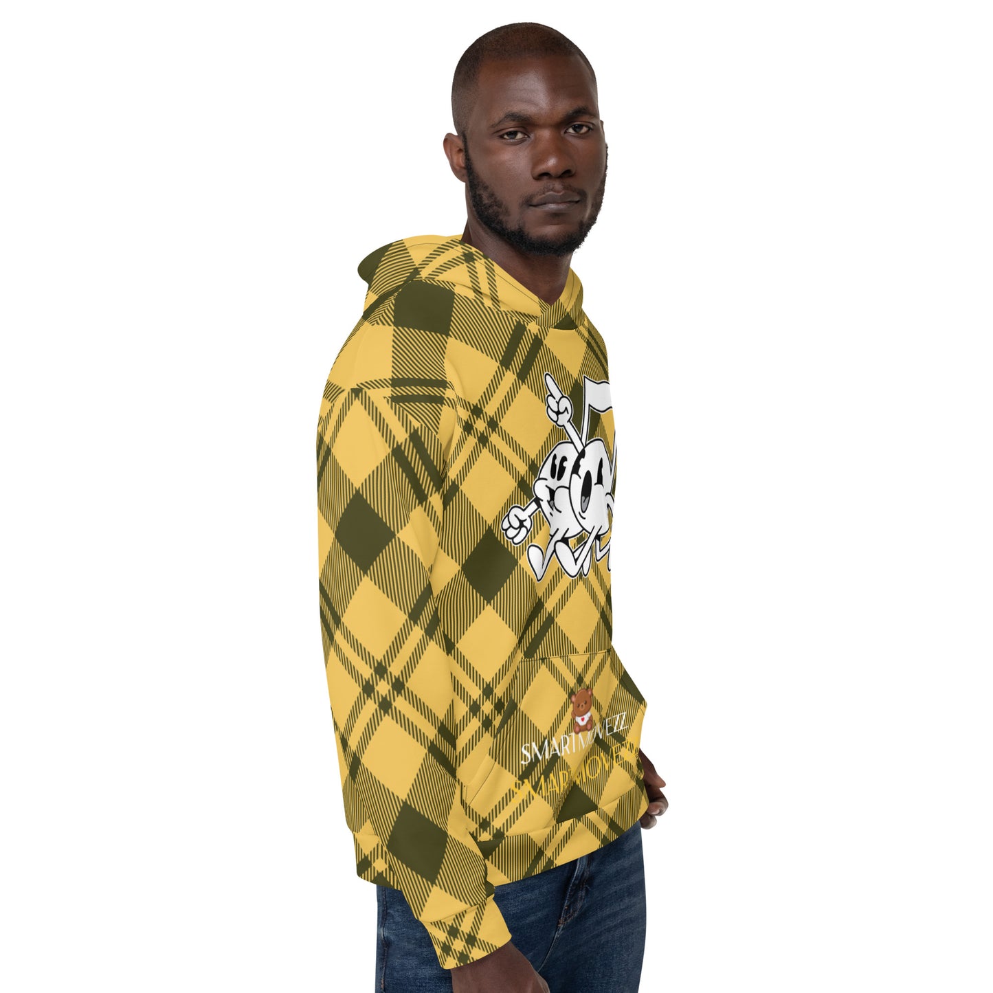 Music plaid yellowHoodie