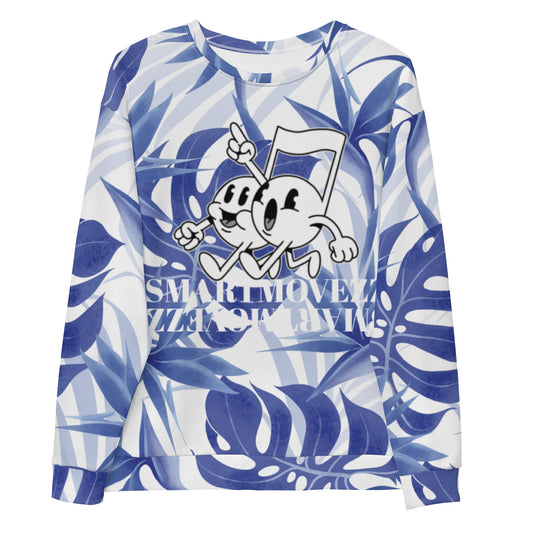 Music S Blu Palms Sweatshirt