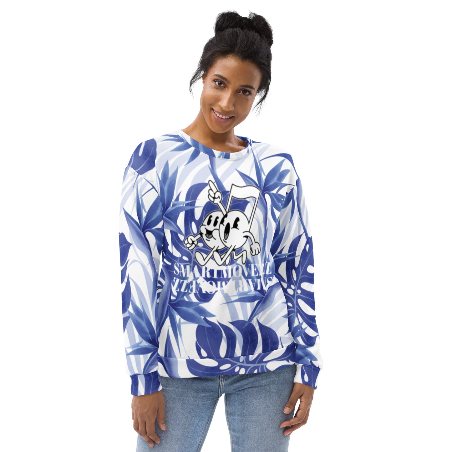 Music S Blu Palms Sweatshirt