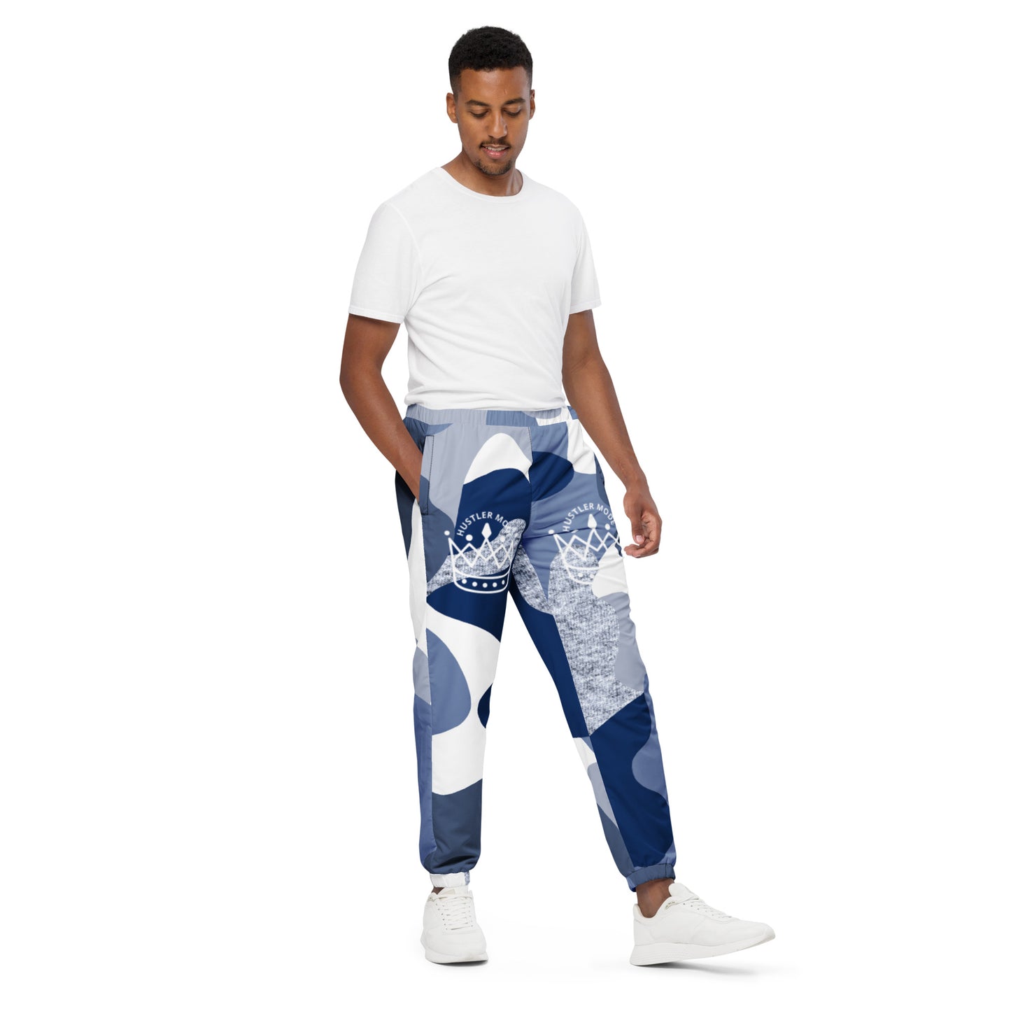 Hustler Mode BLU.W  track pants