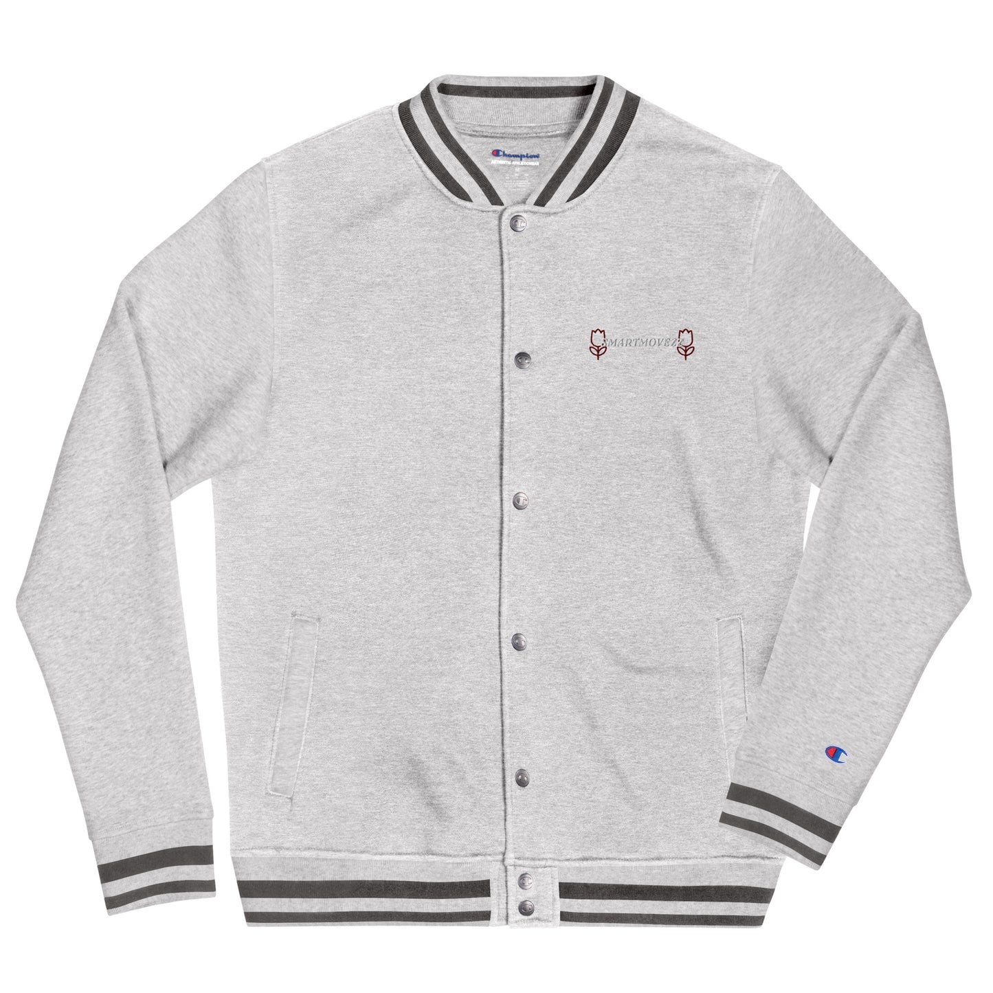 ROSE S Embroidered Champion Bomber Jacket