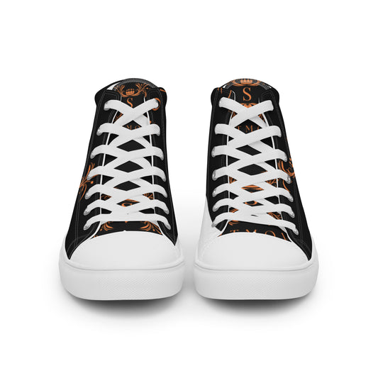 Men’s high top canvas shoes