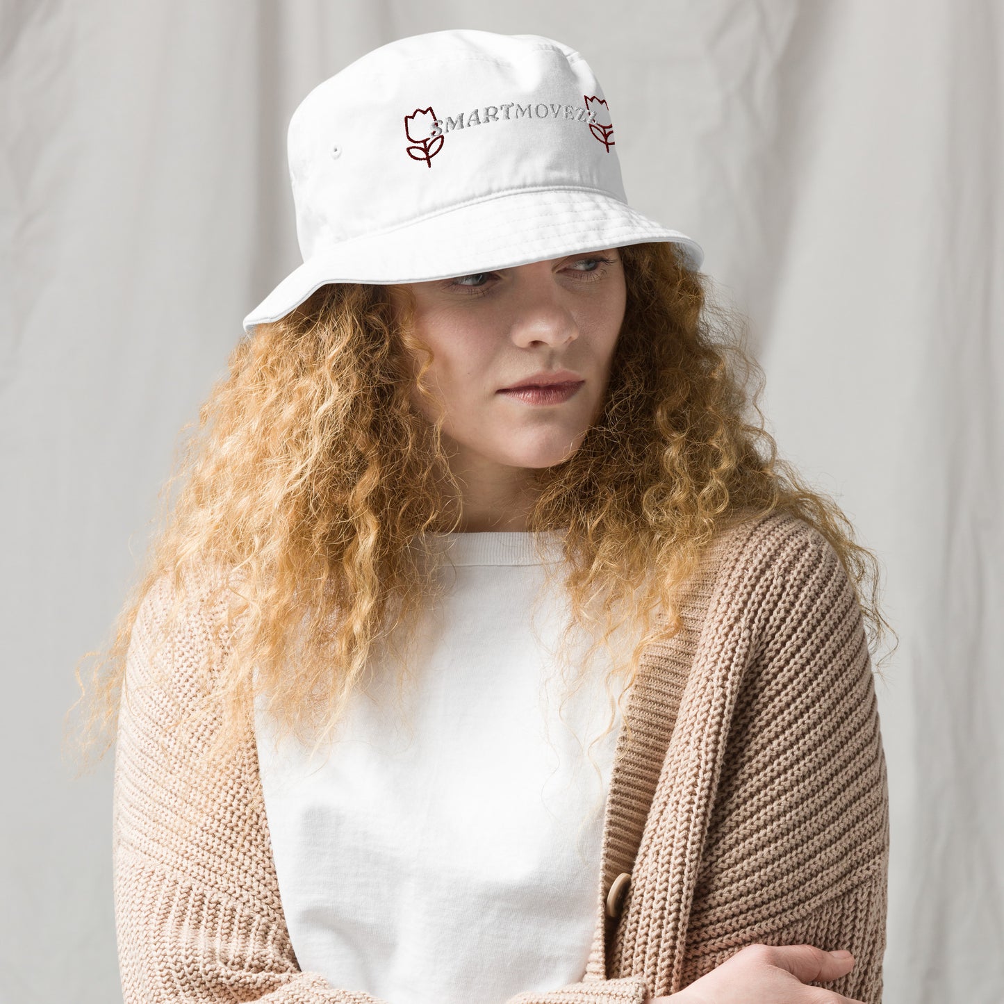 ROSE S Organic bucket hat