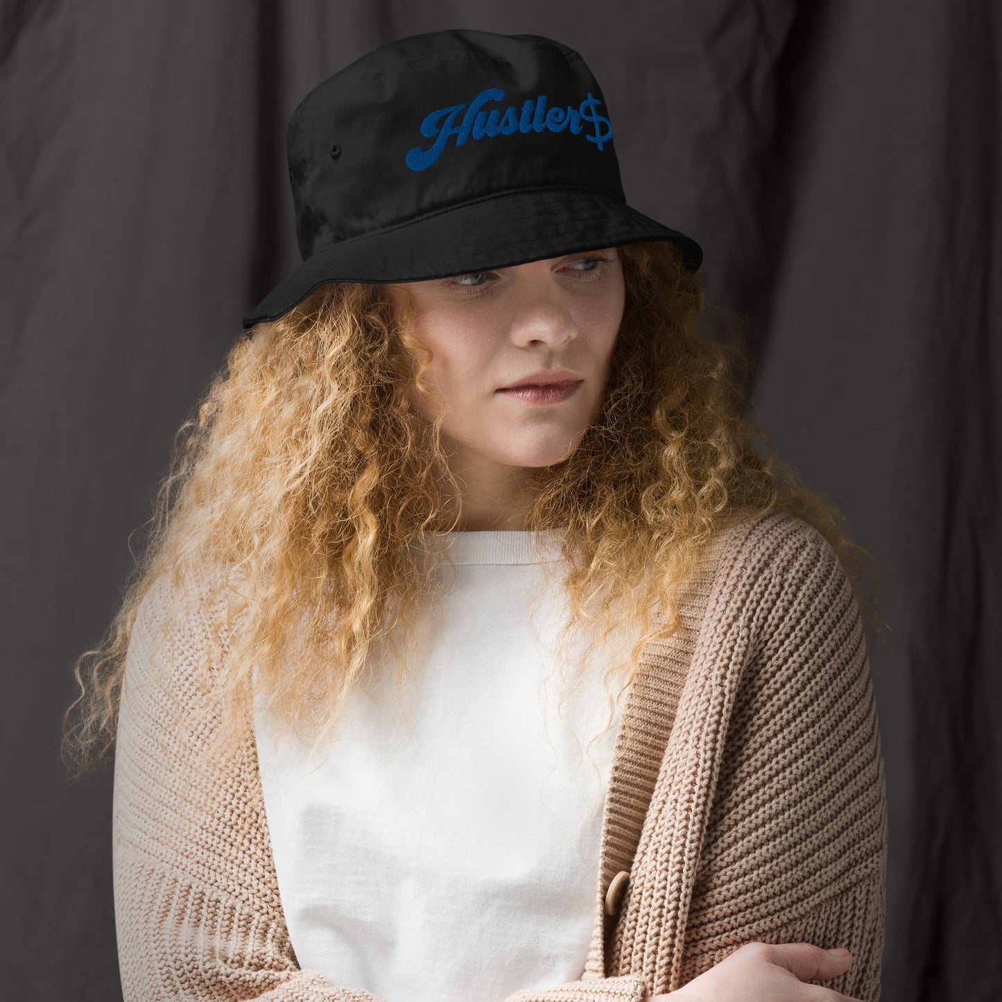 Blue Hustle Bucket Hat