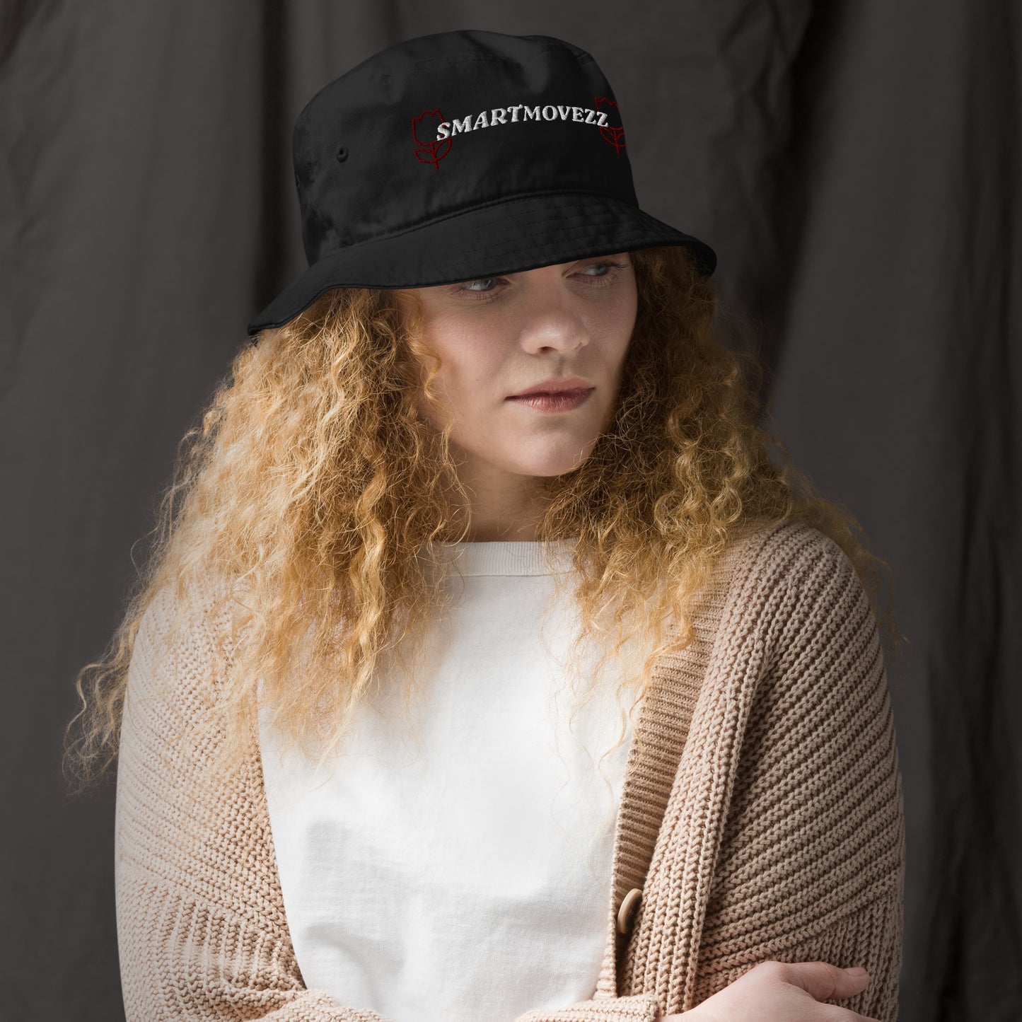 ROSE S Organic bucket hat