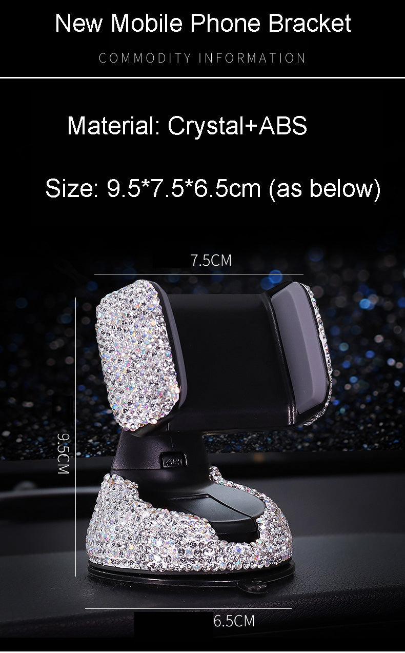 Car Phone Holder - Crystal Rhinestones