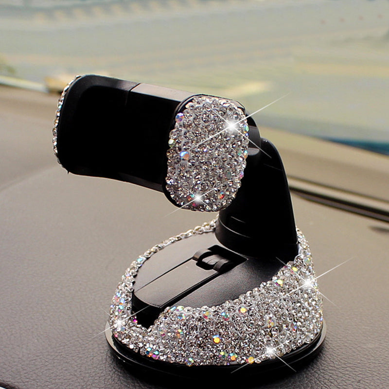 Car Phone Holder - Crystal Rhinestones