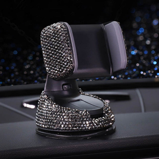 Car Phone Holder - Crystal Rhinestones