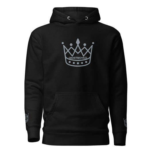 Crown gray SM Hoodie