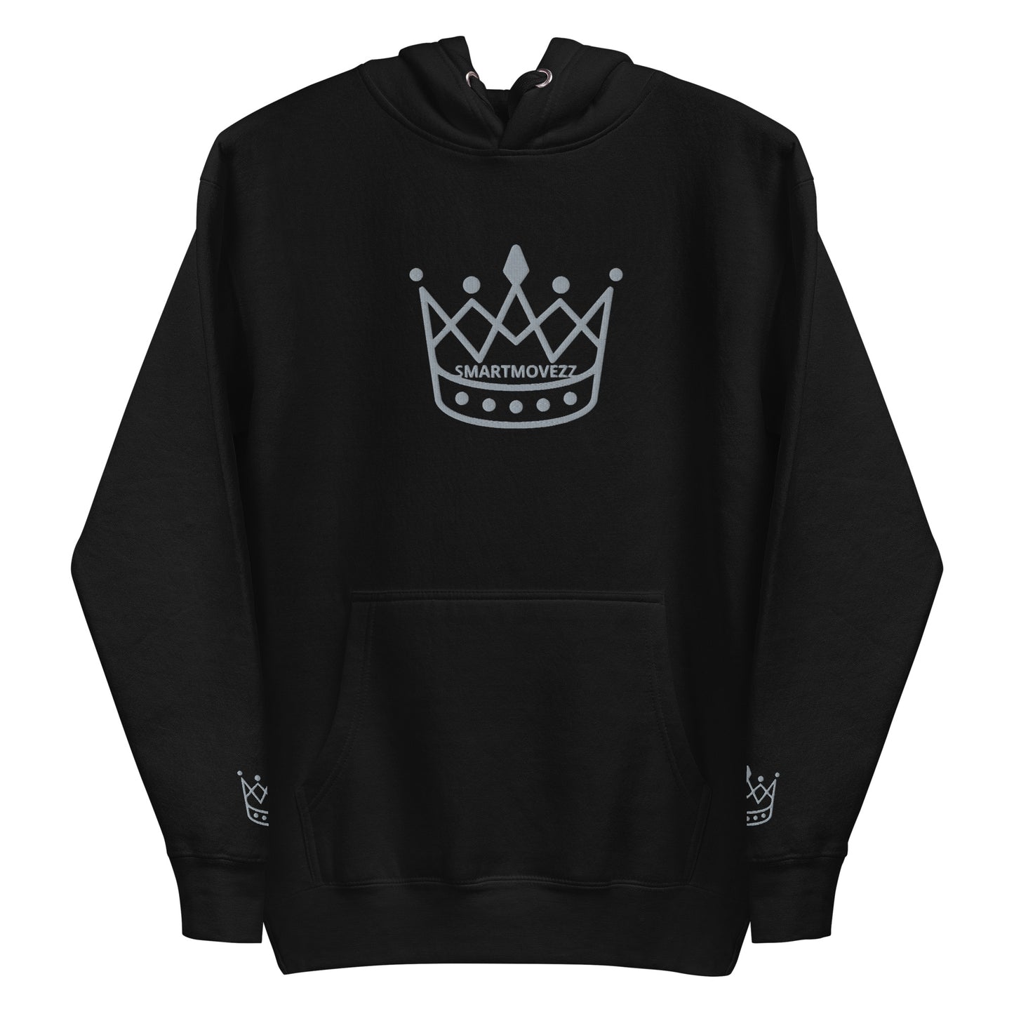 Crown gray SM Hoodie