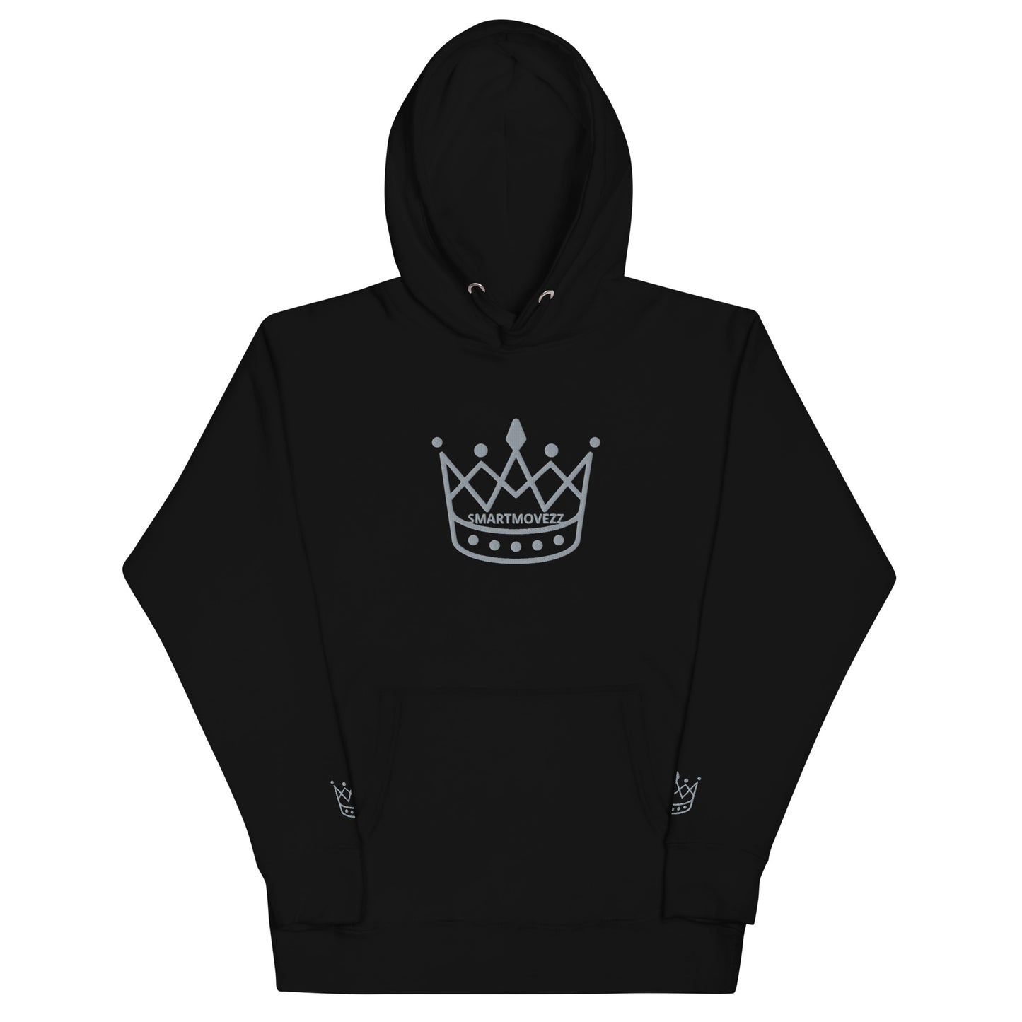 Crown gray SM Hoodie