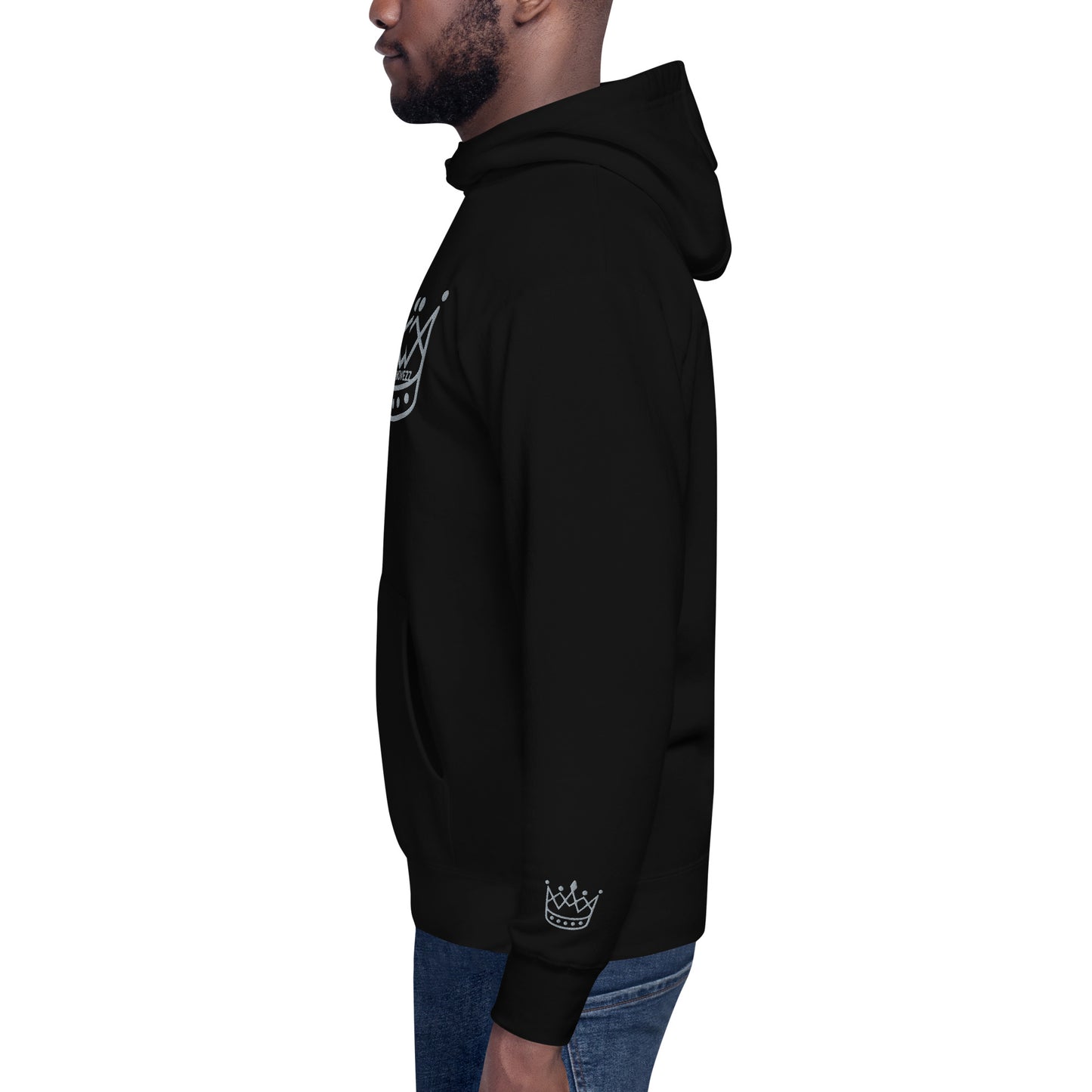 Crown gray SM Hoodie