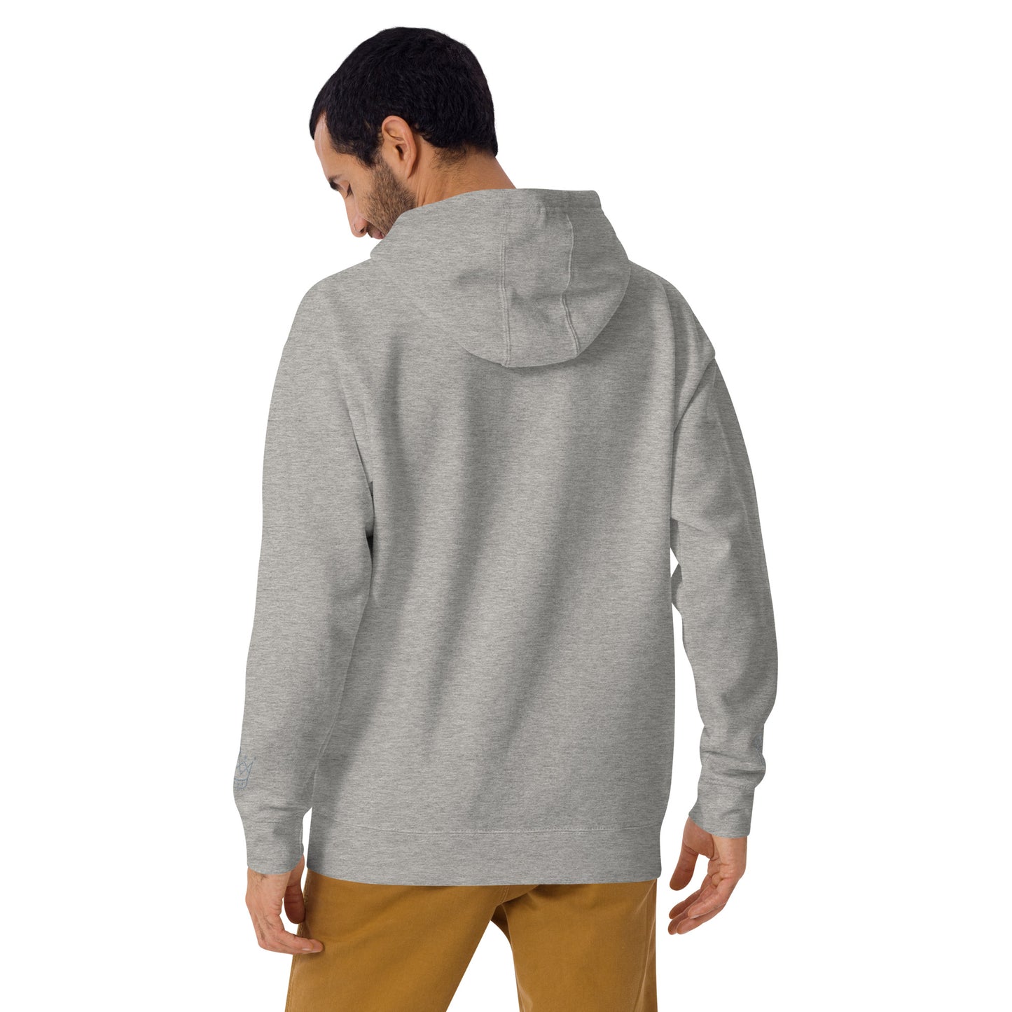 Crown gray SM Hoodie