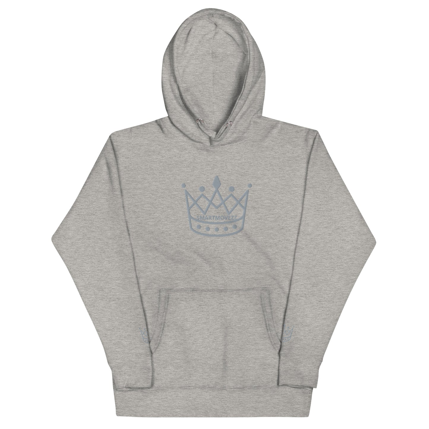 Crown gray SM Hoodie