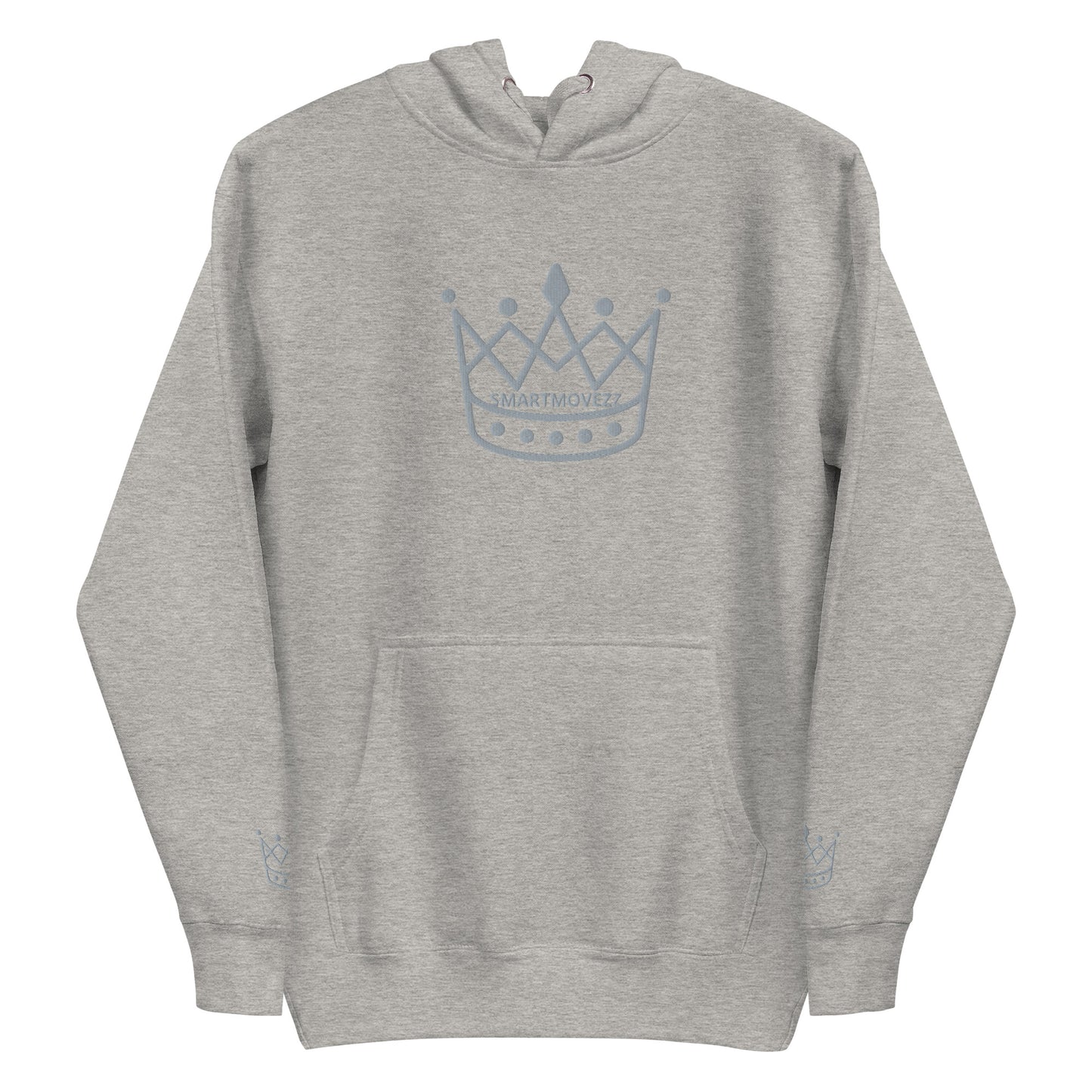 Crown gray SM Hoodie