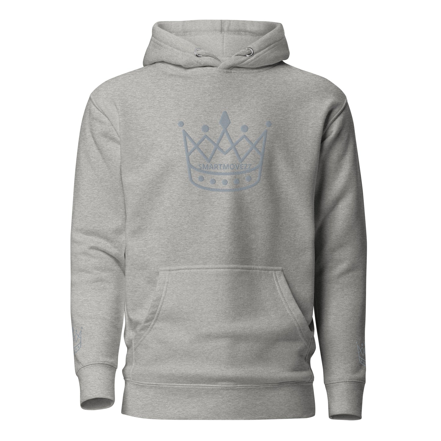 Crown gray SM Hoodie