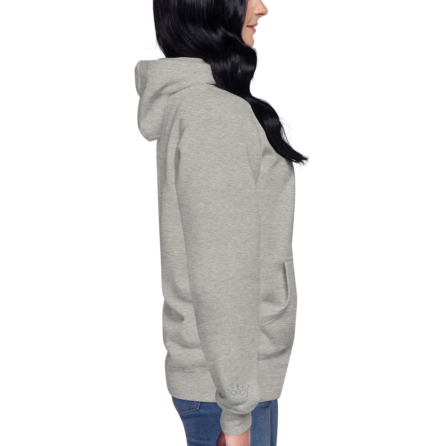 Crown gray SM Hoodie