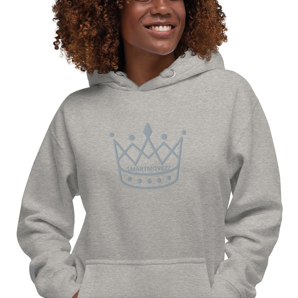 Crown gray SM Hoodie