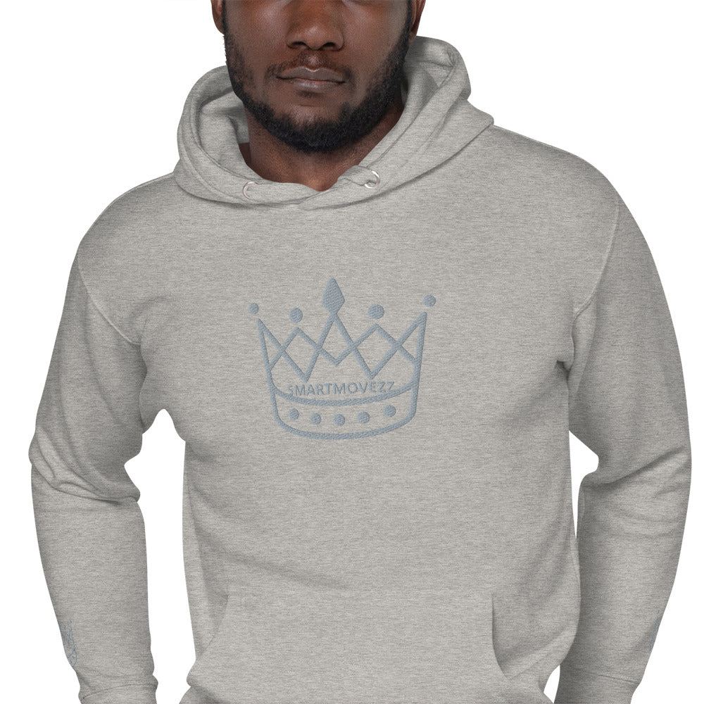 Crown gray SM Hoodie