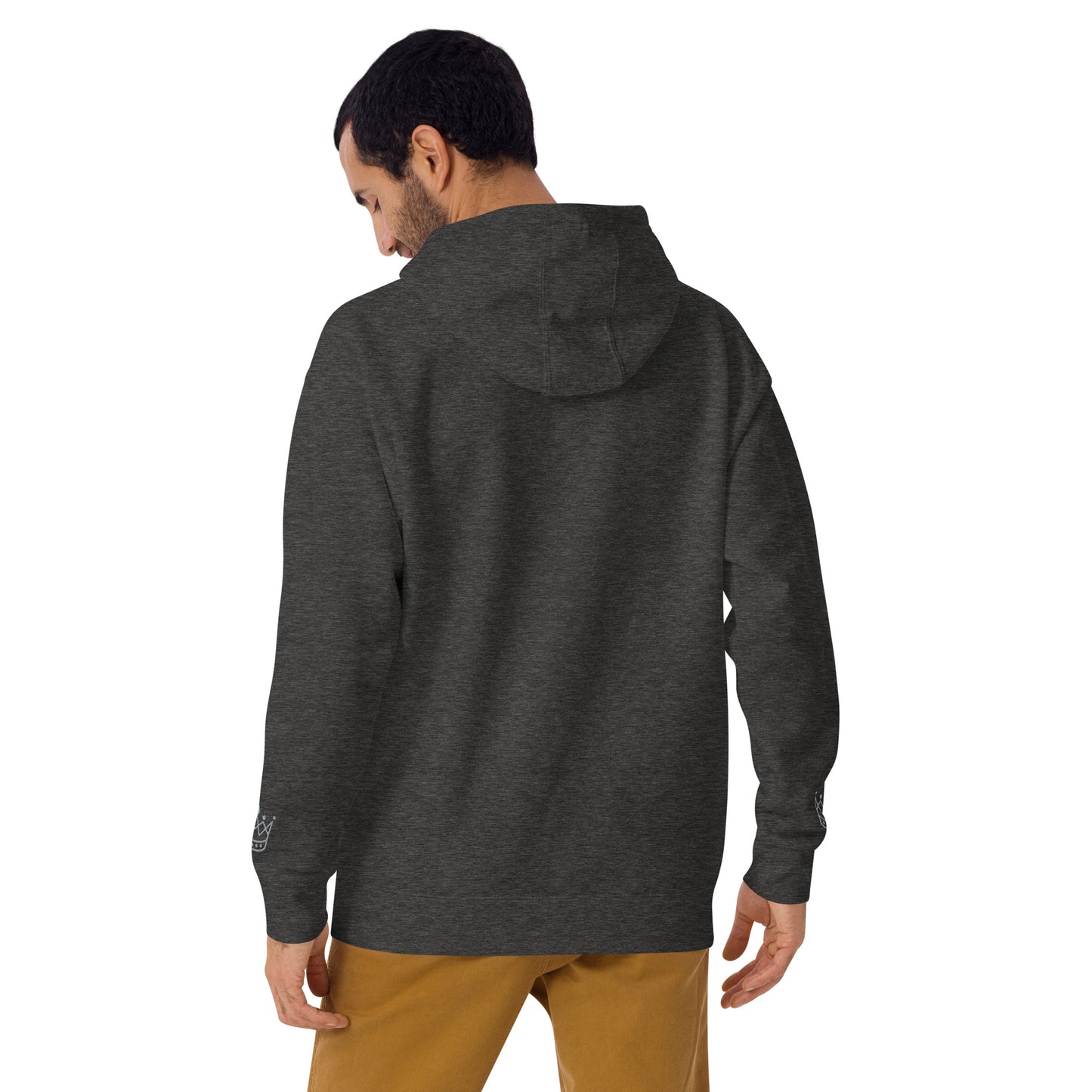 Crown gray SM Hoodie