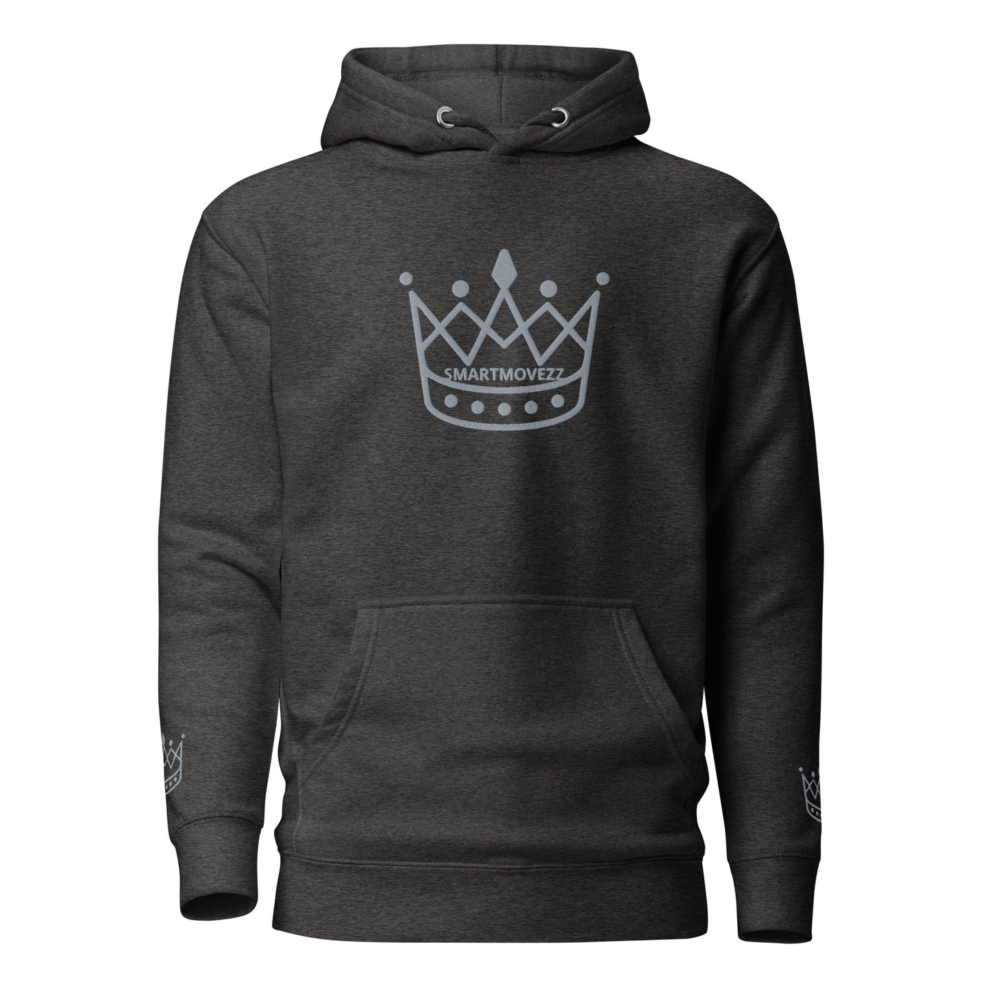 Crown gray SM Hoodie