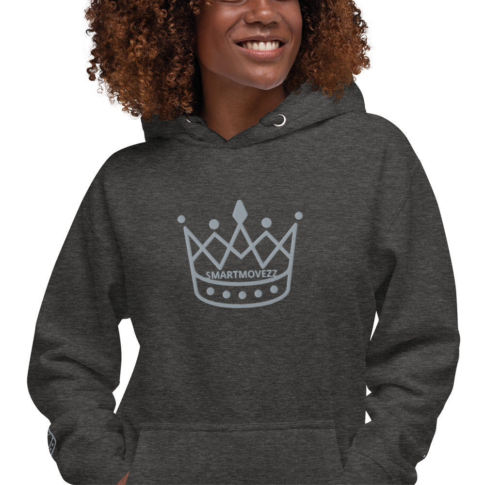 Crown gray SM Hoodie